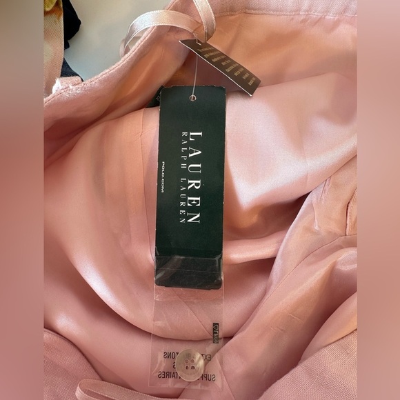 NWT Lauren Ralph Lauren 100% Linen Wide Leg Pants Size 16 Summer Preppy Casual - Picture 6 of 8